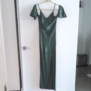 Elegant Zara Green Women's Dress